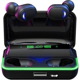 Resim Torima Oyuncu Kulaklık Rgb Işıklı – 5.1 Bluetooth + 1200 Mah Powerbank E10 