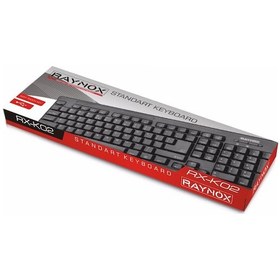 Resim Raynox RX-K02 Usb Kablolu Standart Q Klavye 