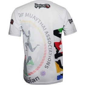 Resim Dragondo Tx8591 Ifma Muaythai Tişört Ifma Dijital Basklı Muay Thai Tişört Beyaz 