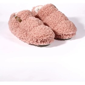 Resim Peluche 2026 Tedy Pembe Kadın Ev Ayakkabısı Panduf 