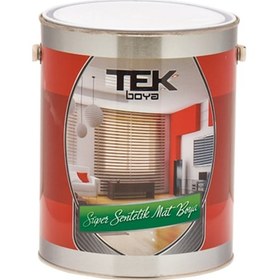 Resim Tek Süper Lüks Sentetik Mat Yağlı Boya 2,5 Lt Beyaz 