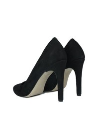 Resim Fitbas 520207 009 Kadın Siyah Süet Büyük & Küçük Numara Stiletto Siyah 