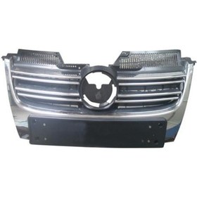 Resim Volkswagen Jetta 2005-2010 Panjur Ön Krom Kısa Plakalık/i 