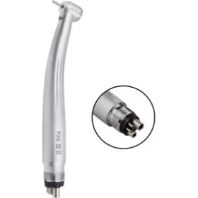 Resim Tabaş Toq LED E-Jeneratör Basma Düğmesi Yüksek Hızlı El Aleti Hava Türbini Üçlü Su Püskürtme El Aleti 4 Delik 