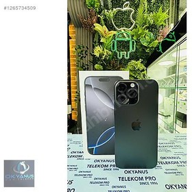 Resim Apple iPhone 16 Pro Max İkinci El YD | 256 GB | Siyah 