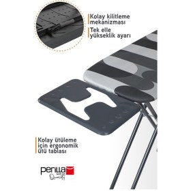 Resim Perilla Hely Ütü Masası Antrasit 