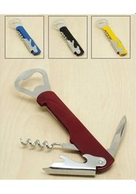 Resim Çok Amaçlı Ve Kullanışlı Metal Tirbişon - Açacak 4 Fonksiyonlu Çok Renkli 