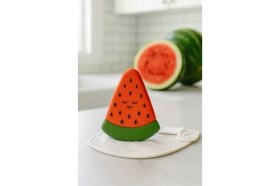 Resim Storemax Bebek Diş Kaşıyıcı ve Oyuncak - Karpuz Şekilli Dişlik (%100 Doğal Kauçuk) 