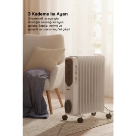 Resim Sinbo SFH-6938 Yağlı Radyatör-Beyaz 