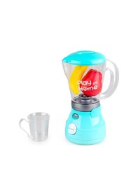Resim Işıklı Aksesuarlı Gerçekçi Hareketli Blender Mavi Meyveli Oyuncak Pilli Kız Oyuncak Mutfak Seti 