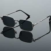 Resim 1/2 adet Vintage Klasik Kare Çerçeve Moda Gözlükleri, aile ve arkadaşlar için hediye 