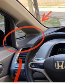 Resim Honda Civic Fd6 2007-2011 Yan Cam Havalandırma Izgarası Adet 