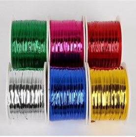 Resim Altın 91 Metre Çok Renkli Büküm Bağ Teli Halat Tel 