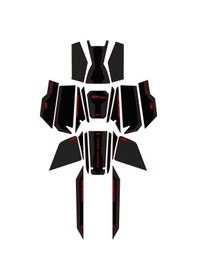 Resim Gp Kompozit Honda Adv 350 2023-2026 Uyumlu Full Pad Seti Karbon-kırmızı 