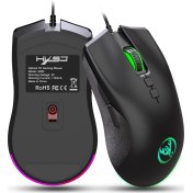 Resim Sones Hxsj A883 7 Tuşlu 6400 Dpı Rgb Işıklı Mekanik Oyun Kablolu Faresi Diğer 