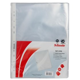 Resim Esselte SLT-4799 Delikli Poşet Dosya A4 40 Mikron - 100 Adet 