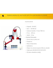 Resim Osaka Opt-P 4-22K Kılavuz Çekme 