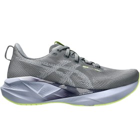 Resim Asics Novablast 5 Kadın Gri Yol Koşusu Ayakkabısı 