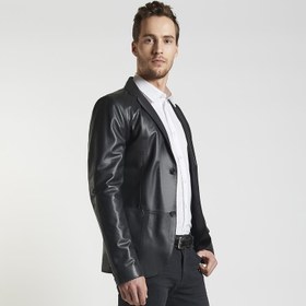 Resim Nestor Erkek Deri Blazer Ceket 