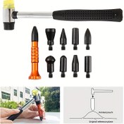 Resim Araba Çarpışma Depresyon Deliği Şekillendirme Percussion Kalem Tamir Aracı - Ayarlanabilir Saplı, Çeşitli Uç Boyutları ile Çizikler ve Eksiklikler için, Otomotiv Tamir Aracı | Ayarlanabilir Saplı Aracı | Dayanıklı İnşaat, Araba Tamir Araçları 