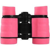 Resim Geeksen Abs Ve Kauçuk Malzemeli, 4x Büyütmeli, 30mm Objektifli, Taşınabilir Dürbün Seti Pembe 