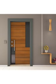 Resim NZB Kapaksız Kapı Dürbünü Çelik Kapı Gold 35-50 mm Ayarlanabilir Çap 14 mm 