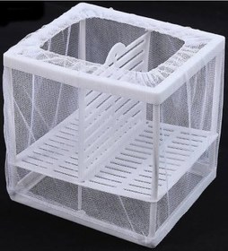 Resim Tül Akvaryum Balık Yavruluğu Akvaryum Yavruluk 16x14x16cm 