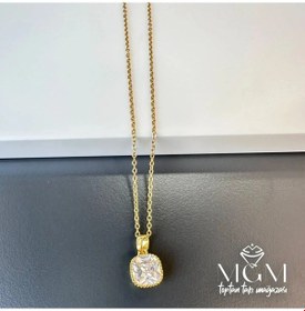 Resim Ieg - Çelik Zirkon Taşlı Kolye Elk-bjtıeg Çok Renkli 48615131 