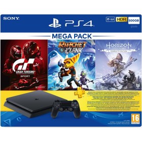 Resim Sony PS4 500 GB (DaysGone/GOW/GTA5/3 Aylık PS+) Sony