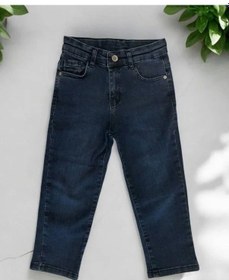 Resim Çikoby Erkek Çocuk Esnek Kot Pantolon-14956 Lacivert 