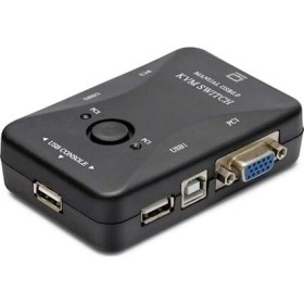 Resim Hadron HD221 USB Destekli 2'li Kvm Switch 