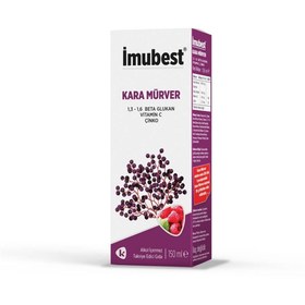 Resim İmubest Sambucus Nigra, Beta Glukan, Vitamin C & Çinko Şurup 150 ml 