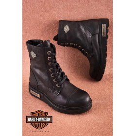Resim Harley Davidson Günlük Deri Soğuğa Dayanıklı Bot 