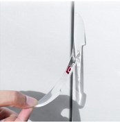 Resim hepsiofis Audı A5 Kapı Koruma A5 Kapı Çarpma Koruma Silikon Kırmızı Beyaz 