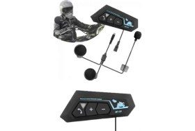 Resim Shopwave Yeni Nesil Dinleme ve Konuşma Özellikli Intercom Kask Kulaklığı 5.0 Bluetooth 