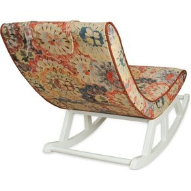 Resim Asedia Asedia Miskin Lake Çiçekli Sallanan Sandalye Dinlenme Koltuğu 