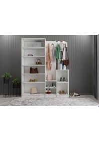 Resim Moon Portmanto Vestiyer Beyaz- 160 cm 