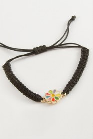 Resim Elvora Papatya Makrome Örgülü Bileklik 