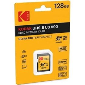 Resim Kodak Sd 128GB Uhs-Iı U3 ​​V90 Ultra Pro 