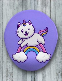 Resim Unicat Oval Bilek Destekli Mouse Pad Mousepad 