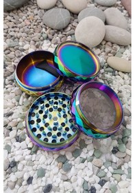 Resim Multicolor 56 MM Grinder Herbal Öğütücüsü Parçalayıcı Rb81ml 
