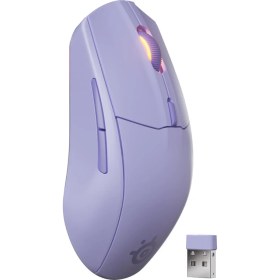Resim Steelseries Rival 3 Wireless Gen 2 Gaming Mouse - 2.4ghz ve Bluetooth Bağlantı - Lila 