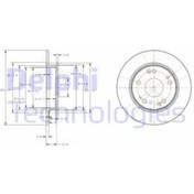 Resim DELPHI BG4118C FREN DİSKİ ARKA CIVIC VII HB FD 1.4/1.8/2.2CTDI 01 