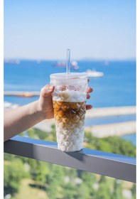 Resim Acar Viva Pipetli Cam Bardak - 500 Ml Şeffaf 