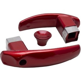 Resim Kare Akdeniz Kırmızı Çaydanlık Kulp Seti Demlik Kulp Seti Ve Tutacak Seti Diğer 