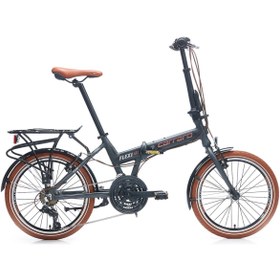Resim Carraro Flexi 121 20 Jant V Fren Katlanır Bisiklet (Mat Antrasit-Gri-Bakır) 