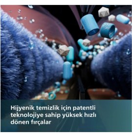 Resim Turbo Fırçalı Aqua Özel Seri Trio 9000 Serisi Premium Islak ve Kuru Dikey Süpürge 