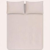 Resim %100 Pamuk Saten Lastikli Çarşaf Seti 160x200 Cm Gri - Lia Serisi Penelope