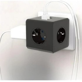 Resim Ankaverse® Akıllı Küp Priz: 3 Ac + 3 Usb, Isı ve Çocuk Korumalı 