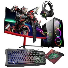 Resim Zeiron RSX44 R5-5600X 16 GB 1 TB HDD+128 GB M.2 SSD GTX1650 144 Hz 24" Dos Masaüstü Oyuncu Bilgisayarı 
